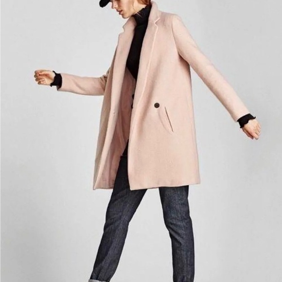 Zara Cream Teddy Jacket for Women - Picture 3 of 7